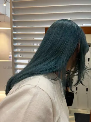 ロング カラー レイヤー/ハイトーン ೀユイ🌙のヘアスタイル