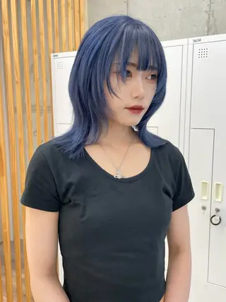 ミディアム ブリーチ指名NO.1 💕/momoaのヘアスタイル