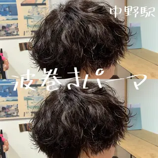 パーマ メンズ BROWN nakano所属・🌿【メンズ歓迎】 矢嶋祐介のヘアスタイル