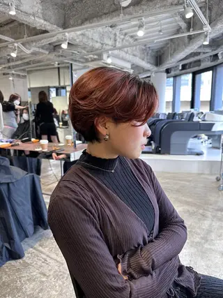 ショート カラー 髪質改善/似合わせ colorのヘアスタイル