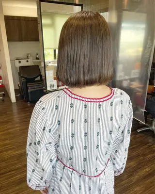 ミディアム カラー ヘアアレンジ 徳永 実沙のヘアスタイル