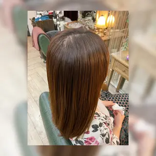 ミディアム 髪質改善/縮毛矯正 艶髪🔥高杉のヘアスタイル
