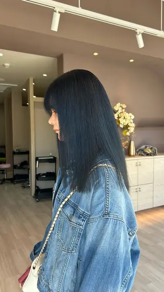 セミロング カラー 岐阜/各務原 スタイリスト🎀のヘアスタイル