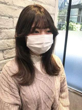 セミロング 志木駅1分☆髪質改善 ミニモ限定特別割引✨のヘアスタイル