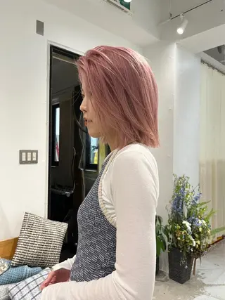 ミディアム カラー 🔥12月限定 ボブカット¥0🔥のヘアスタイル