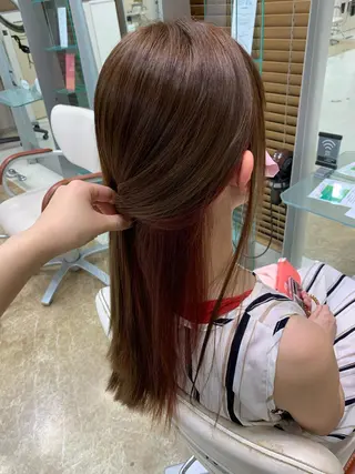 カラー 柴田 結衣のヘアスタイル