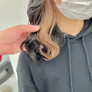 ミディアム カラー 韓国スタイル🇰🇷 トレンドレイヤー🪡のヘアスタイル