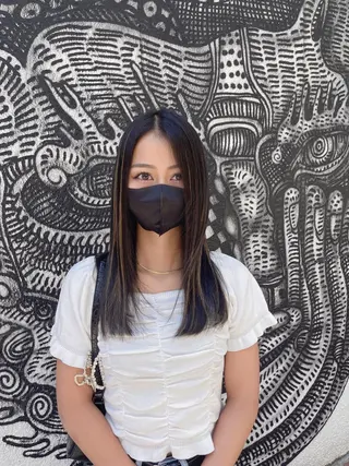 ロング カラー ヘアアレンジ haco+所属・🌈派手髪エクステ ブレイズ🌈ひろとのヘアスタイル