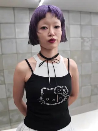 ショート カラー ブリーチ/似合わせ Kaito🦕/栄のヘアスタイル