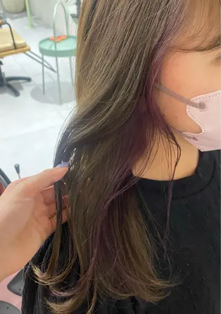 カラー akim kaminoke所属・矢場町 🌟yopiのヘアスタイル