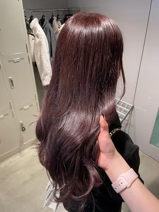 ロング カラー 🎀暖色/ラベンダー /paru🤍のヘアスタイル