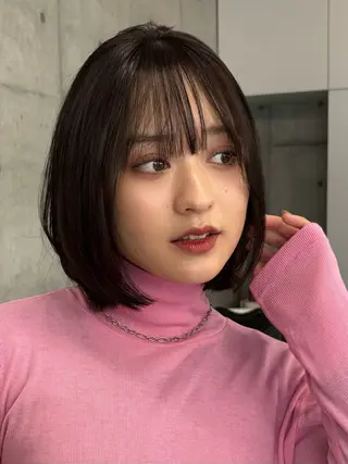 ミディアム カラー レイヤー/柔色 カラー/SAkiのヘアスタイル