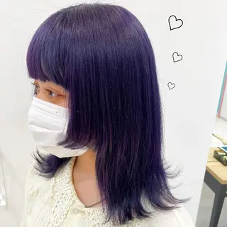 ミディアム カラー EMANON新宿東口所属・新宿駅近♡個室 ♡関口三都季🌜のヘアスタイル