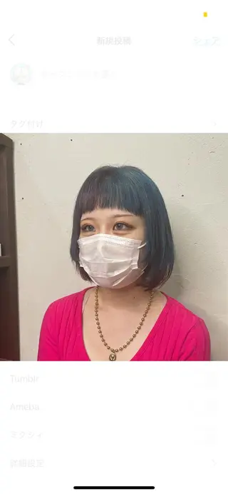 カラー HAIR CALM 鹿島田店所属・✄‬齋藤 なな✄のヘアスタイル