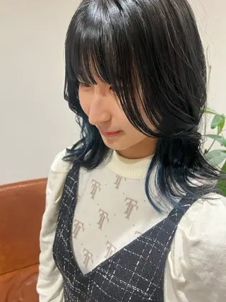 ミディアム 梅田美容室/カット /Maoのヘアスタイル