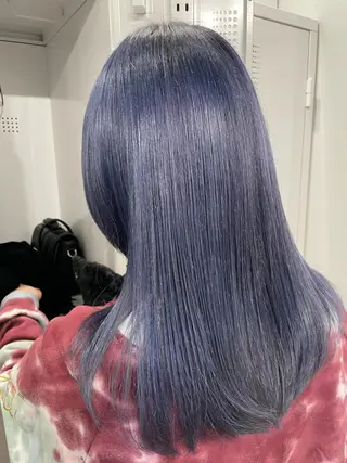 セミロング カラー 💘MICOTO藤沢 髪質改善ブリーチ💘のヘアスタイル