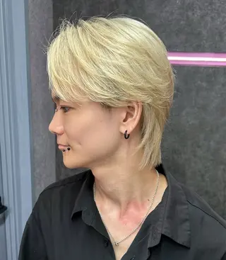ミディアム メンズ メンズ専門 スタイリスト前田雄輝のヘアスタイル