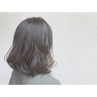 ミディアム カラー なかにし まゆみのヘアスタイル