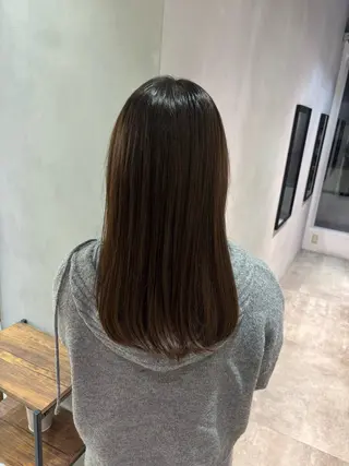 セミロング 艶髪໒꒱/透明感 カラー🍀_そら🪽のヘアスタイル