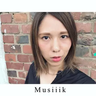 ミディアム Musiiik hairのヘアスタイル