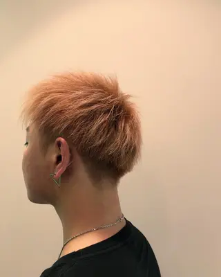 ショート カラー メンズ 國分 利成のヘアスタイル