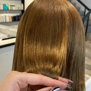 ミディアム 酸性ストレート・ メンズ 三原 楊子のヘアスタイル