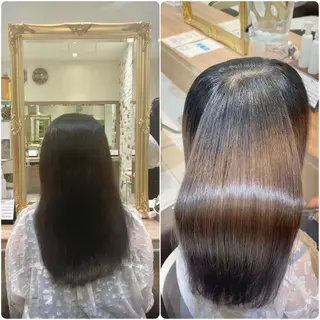 ロング ✨美髪／縮毛矯正 講師 ／塚田健✨のヘアスタイル