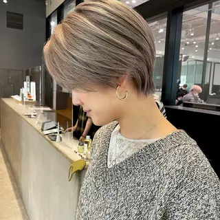 ショート 瓜谷 亮磨のヘアスタイル