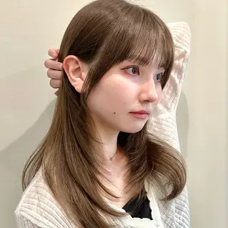 ミディアム 🌹ハッシュカット、 レイヤー韓国ヘア🌹のヘアスタイル