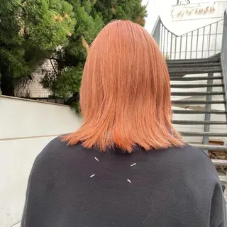 ミディアム カラー トレンドボブ /ミリヤのヘアスタイル