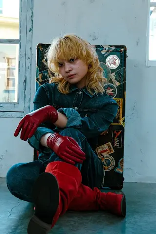 ミディアム カラー 片岸 信征のヘアスタイル