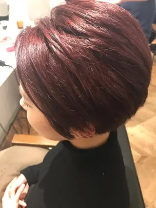 ショート カラー 代官山/恵比寿所属・髪質改善/縮毛矯正 専門 代官山/恵比寿のヘアスタイル