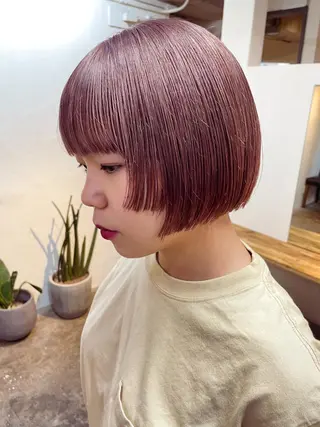 ショート カラー 斎藤祐樹 /レイヤー/パーマのヘアスタイル