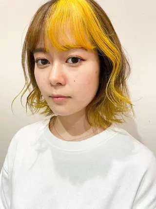 ミディアム ショートボブ /綾華のヘアスタイル