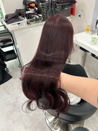 ロング カラー ヘアアレンジ 盛れる暖色カラー sayaka🎀のヘアスタイル