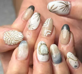 ネイル Aru所属・Nail Aru/ Rinokaのネイルデザイン