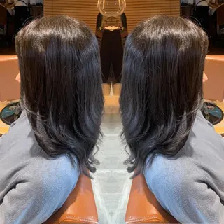 ロング カラー 韓国🇰🇷 ✂︎hair 内田愛のヘアスタイル