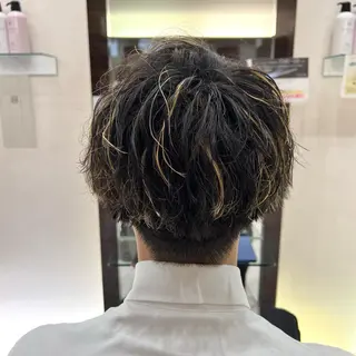 カラー パーマ メンズ アグヘアーシータ所属・🤩メンズカット/ パーマ山本🤩のヘアスタイル