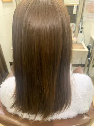 ロング カラー 長瀬 遥姫のヘアスタイル