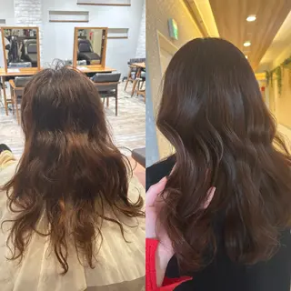 セミロング Unami 表参道Mayukiのヘアスタイル