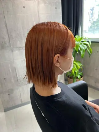 ミディアム カラー ヘアアレンジ _WHITE京橋店所属・髪質改善_WHITE RYUSUKEのヘアスタイル