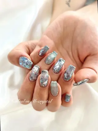 ミディアム Nailsalon M-crystalのネイルデザイン