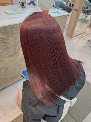カラー 上品な透明感カラー 🫧renのヘアスタイル