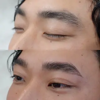 メンズ アイブロウ Hémireve Shirokane所属・トロイアルケ🩵 美眉EMIの眉毛・アイブロウイメージ