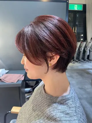 ショート カラー 鳥取のなんでも美容師 松井たかゆきのヘアスタイル