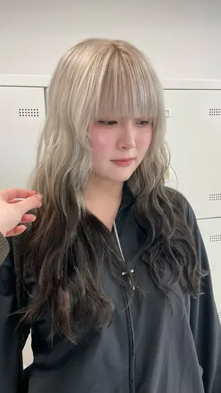 カラー 抜け感hair Mayu/ブリーチのヘアスタイル