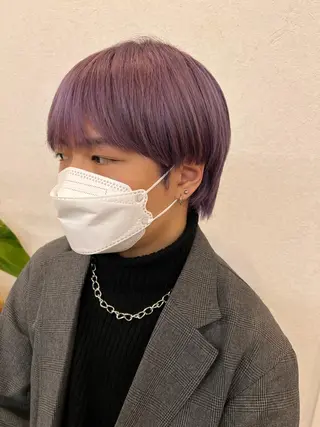 カラー 寺地 和奏のヘアスタイル