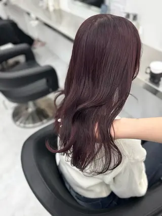 セミロング カラー 🎀愛されgirly ヘア🫧Ayakaのヘアスタイル