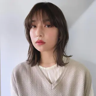 ミディアム カラー Go to day渋谷sol店所属・🟧オシャレ女子多数 アツシ🟧のヘアスタイル