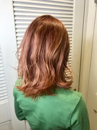 ミディアム カラー 色気レイヤー& ショートはお任せ🌟のヘアスタイル